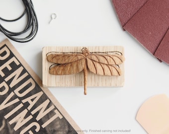 Dragonfly Pendant Carving Kit