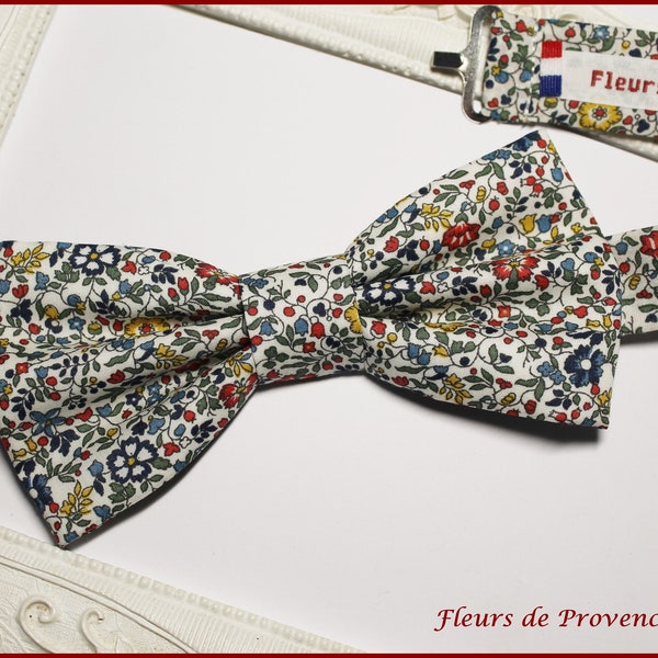 Noeud Papillon / boutons manchette / Pochette costume  Tissu Liberty Katie and Millie  Multicolore - Homme / enfant / bebe