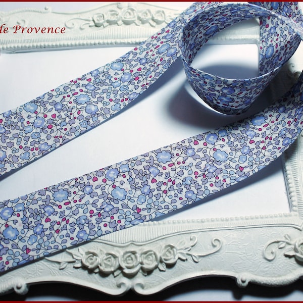 Ceinture pour Fille Liberty Tissu Liberty Eloise D bleu et rose