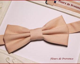 Noeud Papillon / pochette costume / boutons manchette Vieux Rose - Homme / Enfant / Bebe