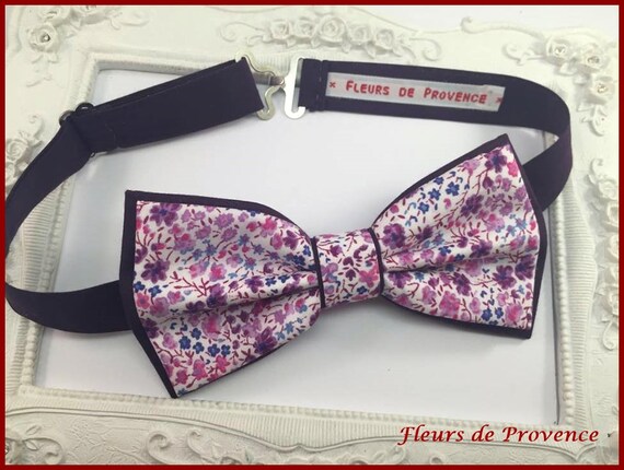 SET Tissu Liberty Phoebe blanc et Papillon violet: Noeud Papillon et double , Pochette costume et Boutons de manchette Homme c3558b SET Tissu Liberty Phoebe blanc et Papillon violet: Noeud Papillon et double , Pochette costume et Boutons de manchette Homme c3558b