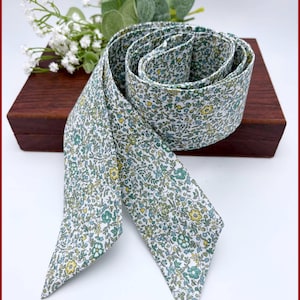 Riem voor meisjes, Liberty-stof, Katie en Millie Mint Lime Green