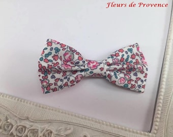 Barrette / Brooch Fabric Liberty Eloise dragee Rose for Woman / Girl / Baby