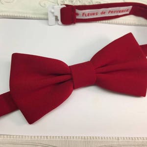 Set Noeud Papillon Elegant Et Pochette Costume Assortie Rouge Etsy
