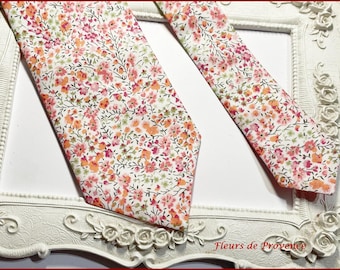 Cravate Tissu Liberty Phoebe Capucines  - Homme / enfant