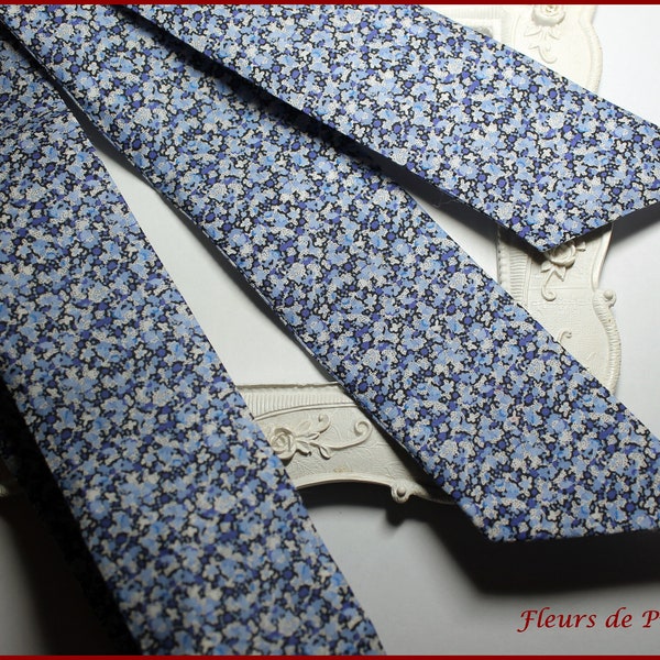 Ceinture pour Fille Tissu Liberty Pepper Bleu