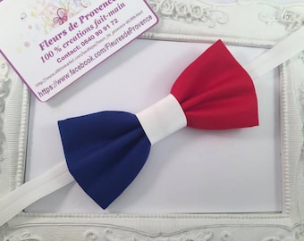 French Flag Bow Tie for Men/Children/Baby