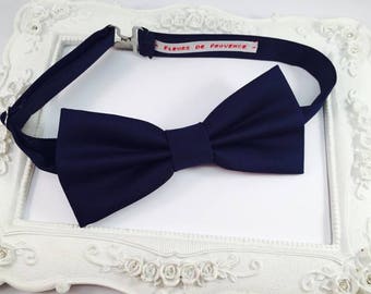 Bow Tie Navy Blue Double Sided - Etsy