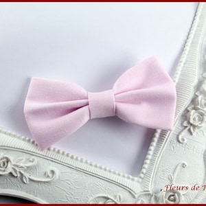 Powder Pink Butterfly Bow Bar