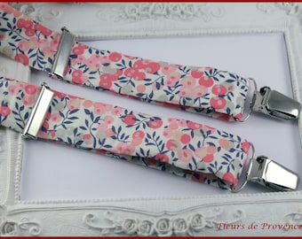 Liberty Wiltshire Sweet Pea Fabric Suspenders - man/child/baby