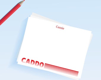 Personalized Camp Stationery - Camp Ozark and OTX Caddo or Osage