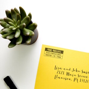 Personalized Address Stamp - Bold