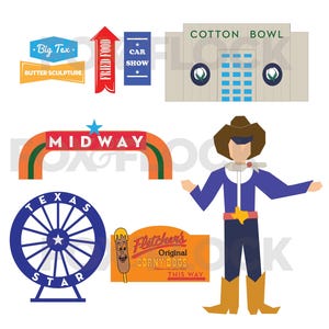 Digital download - state fair party printables