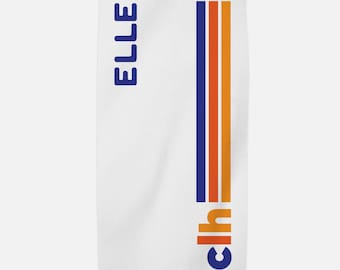Personalized beach towel - camp longhorn