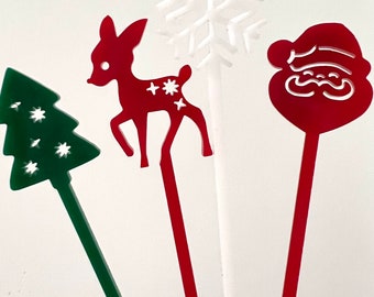 Christmas Swizzle Sticks