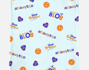 Camp longhorn minky blanket - 50" x 60"