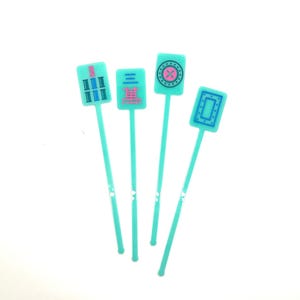 Mahjong swizzle sticks