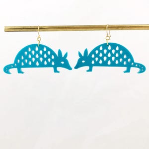 Armadillo earrings