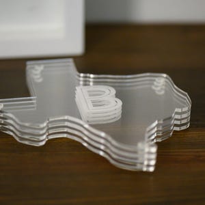 Monogram Texas Coaster Set of 4