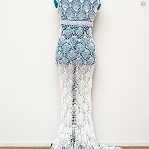 Crochet Wedding Dress Train Pattern image 3