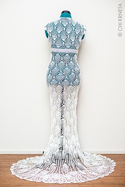free crochet crochet wedding dress pattern Vintage Crochet Wedding Dress Pattern