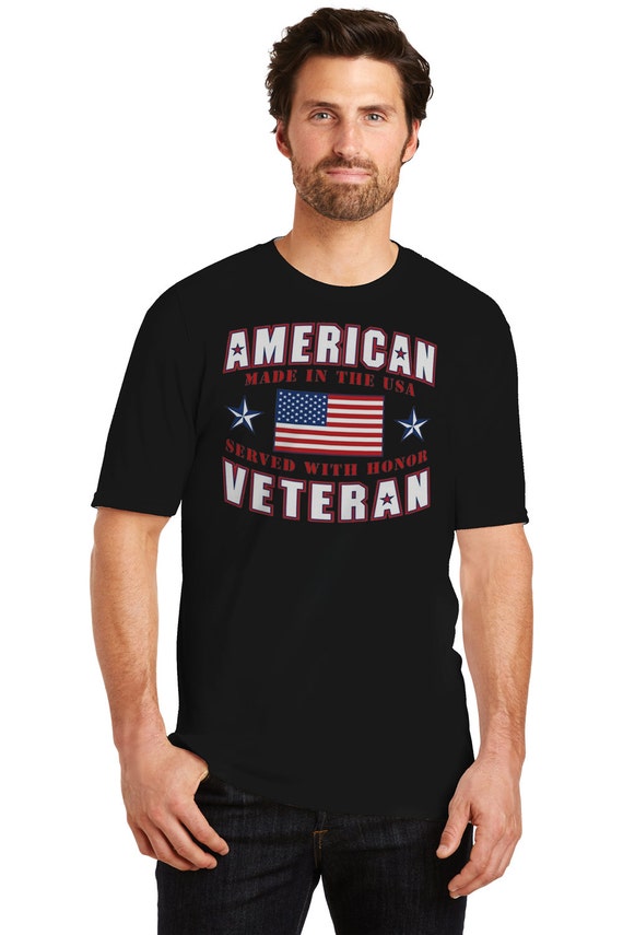 American Veteran T-Shirt Veteran T-Shirt American T-Shirt | Etsy