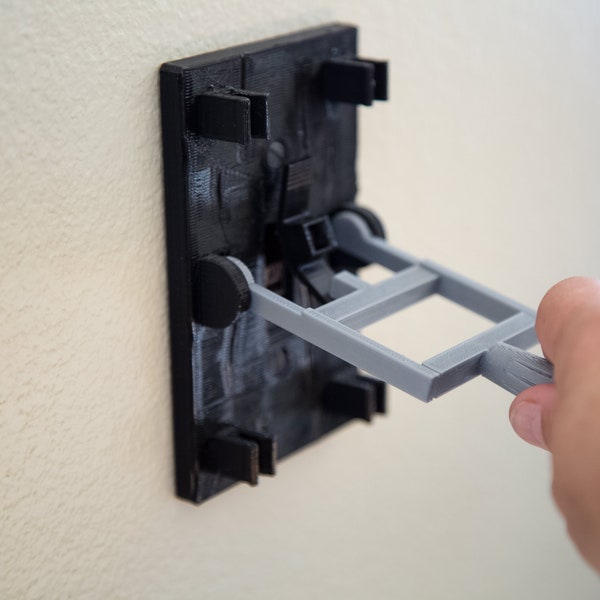 3D Printed Flip Handle Light Switch Cover: Home Decor