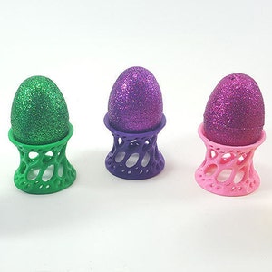 Egg Cup Holder, 3D Printed, Kitchen Decor, Egg Cup, Christmas Gift, Egg Cup,Halloween Egg Basket, Halloween Gift image 1
