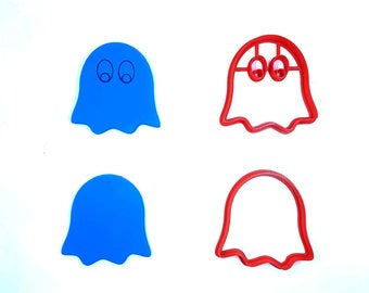 ゴーストクッキーカッター：3Dプリント粘土＆フォンダンカッター