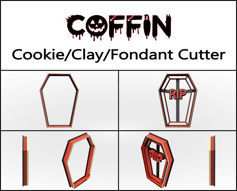 Unicorn Head Cookie Cutter FunOrders 3D Printed Bakery Cookie Cutter