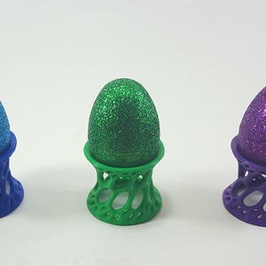 Egg Cup Holder, 3D Printed, Kitchen Decor, Egg Cup, Christmas Gift, Egg Cup,Halloween Egg Basket, Halloween Gift image 2