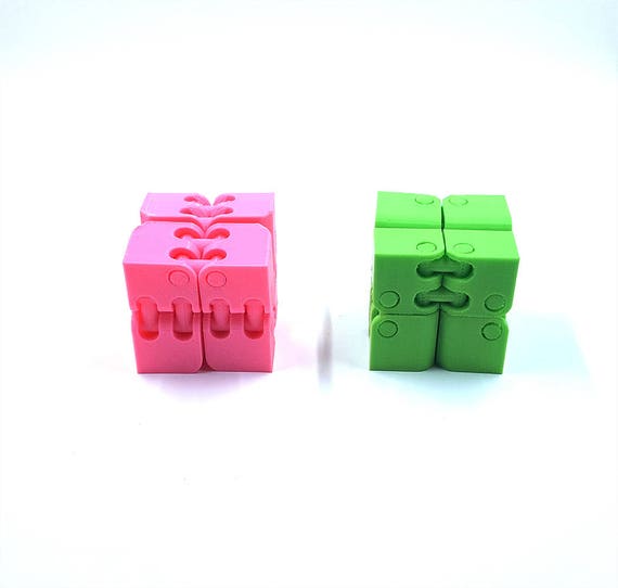 Single Color Fidget Cube Fidget Toy Infinity Cube Fidget Widget Stress  Relief 3D Printed Fidget Fidget Box 