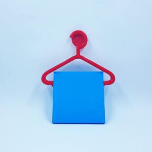 Sticky Note Clothes Hanger Holder,   3D Printed, Sticky Pad Holder, Sticky Note Holder, Office supplies, Mother&#39;s Day Gift