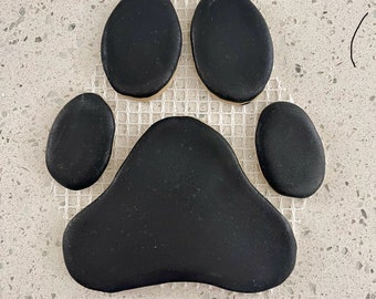 6 inch Dog Paws Tile