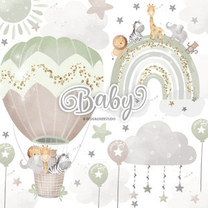 Diseño de Nursery Baby Green Rainbows, guardería para niños o niñas, arcoíris, imágenes prediseñadas para bebés, imágenes prediseñadas, guardería para bebés, arcoíris