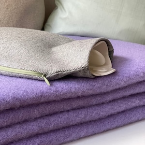 Beautiful soft hot water bottle cover, for all 1.8 - 2 liter bottles, with or without hot water bottle