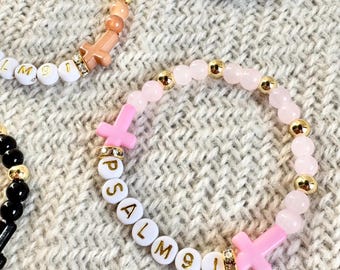 Christian Beaded Religious Gift: Psalm 91 Prayer of Protection