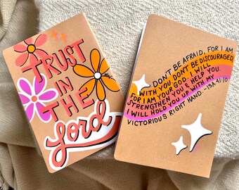Juego de diario de oración personalizado: Cuaderno personalizado