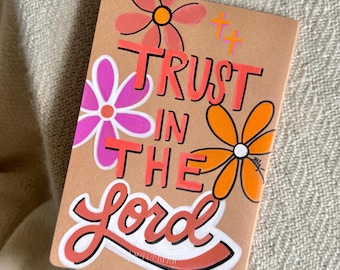 Confía en el Señor, Diario de Oración Personalizado Pintado