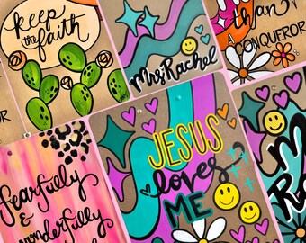 Hand Painted Clipboard: Customized Gift