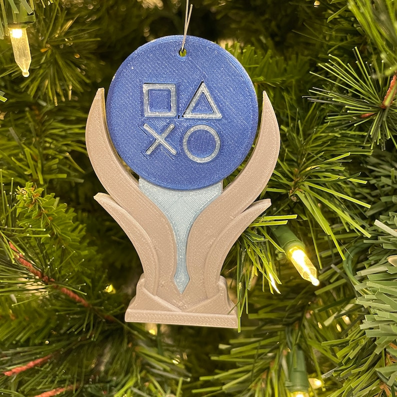 Playstation 5 Trophy Christmas Ornaments Etsy