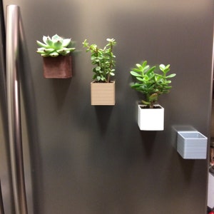 3D printed magnetic planters Set of 2 or moreFree shipping image 1
