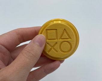 Playstation 5 Trophy Astro  Coins (Set of 3) - Platinum Blue, Gold, Silver, Bronze