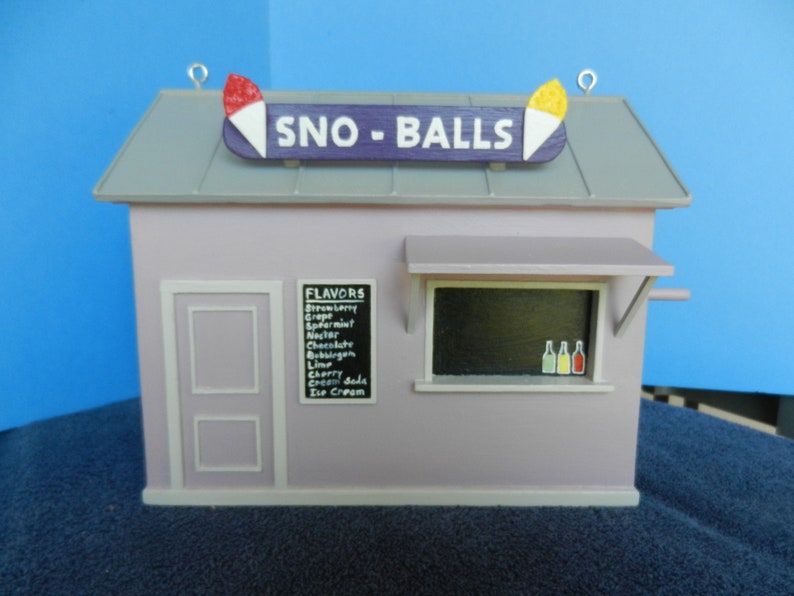 New Orleans Snowball Stand Birdhouse Lavender Etsy