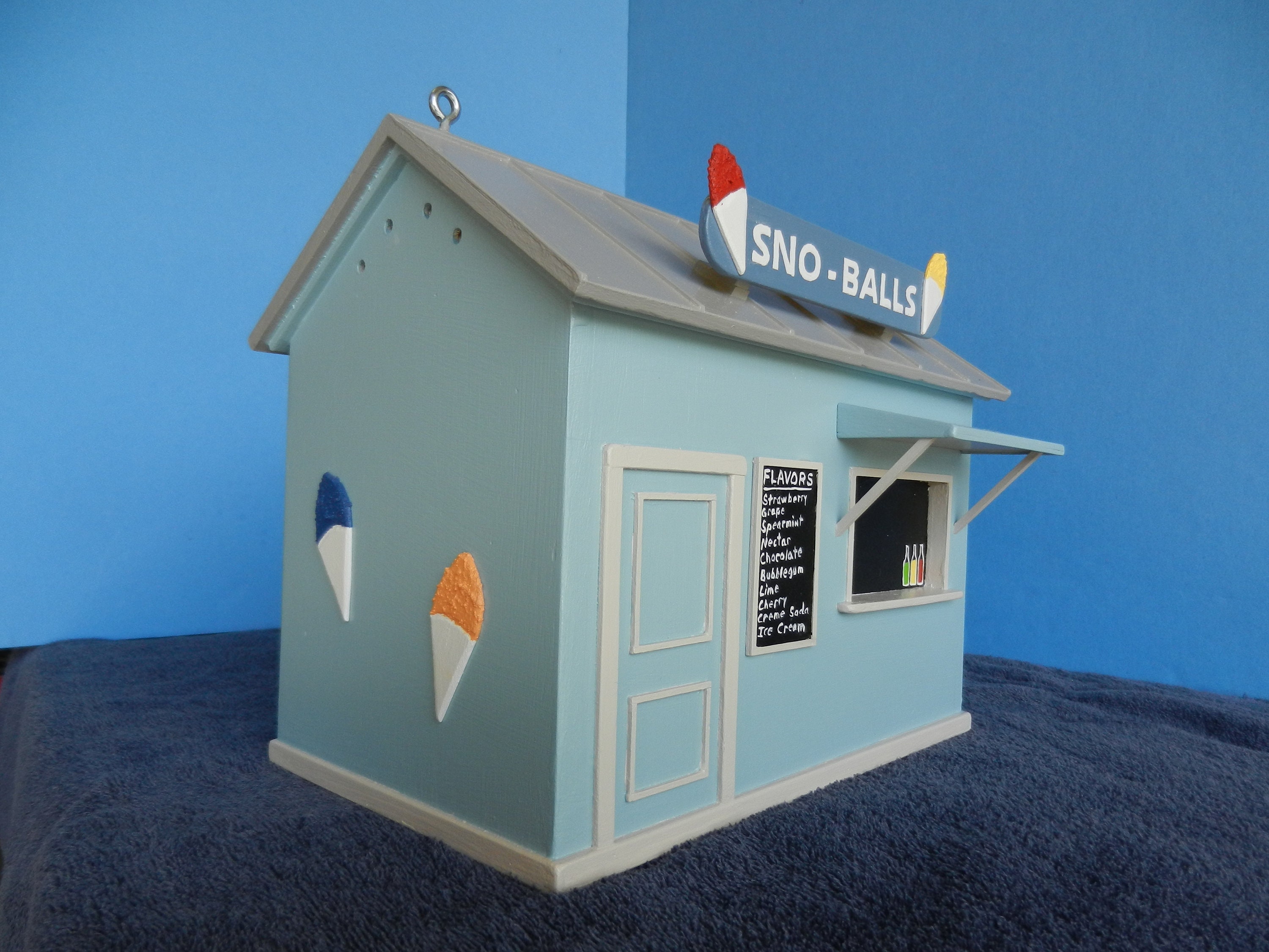 New Orleans Snowball Stand Birdhouse Azul Etsy