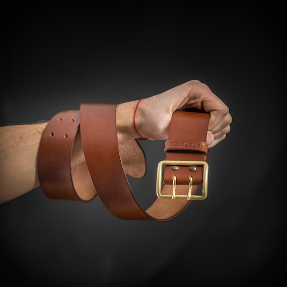 Handcrafted Cowhide Belt