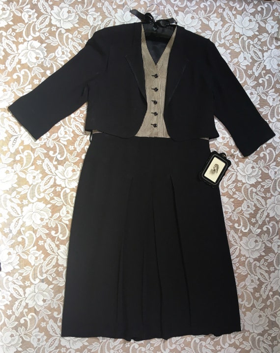 Beautiful 1920s 1930s Art Deco Colour Block Silk C