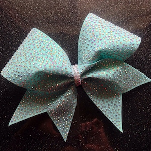 Glitter Rhinestone Cheer Bow/cheer bow/cheerleading  bow/team bow/competition bow