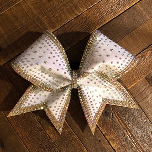 Rhinestone Cheer Bow
