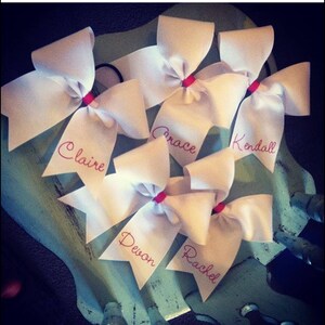 Plain Cheer Bows/Cheer bow/team bows/softball bow/Bow/Cheerleading bow/Cheerleading bow image 6